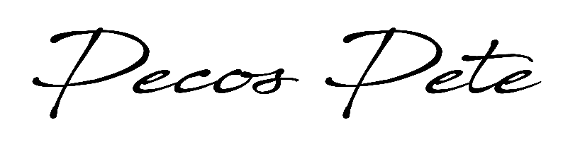 Pecos Pete's handwritten signature